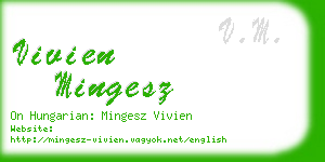 vivien mingesz business card